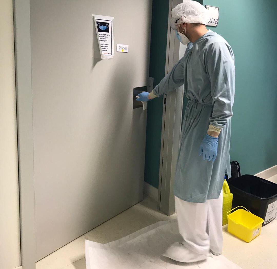 Atención a los paciente con Covid-19 en el hospital comarcal