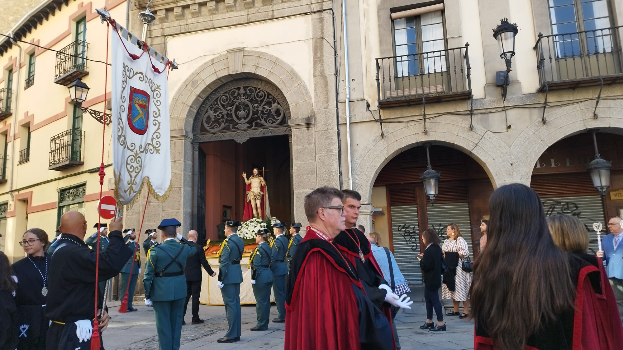 Procesión del resucitado en Segovia