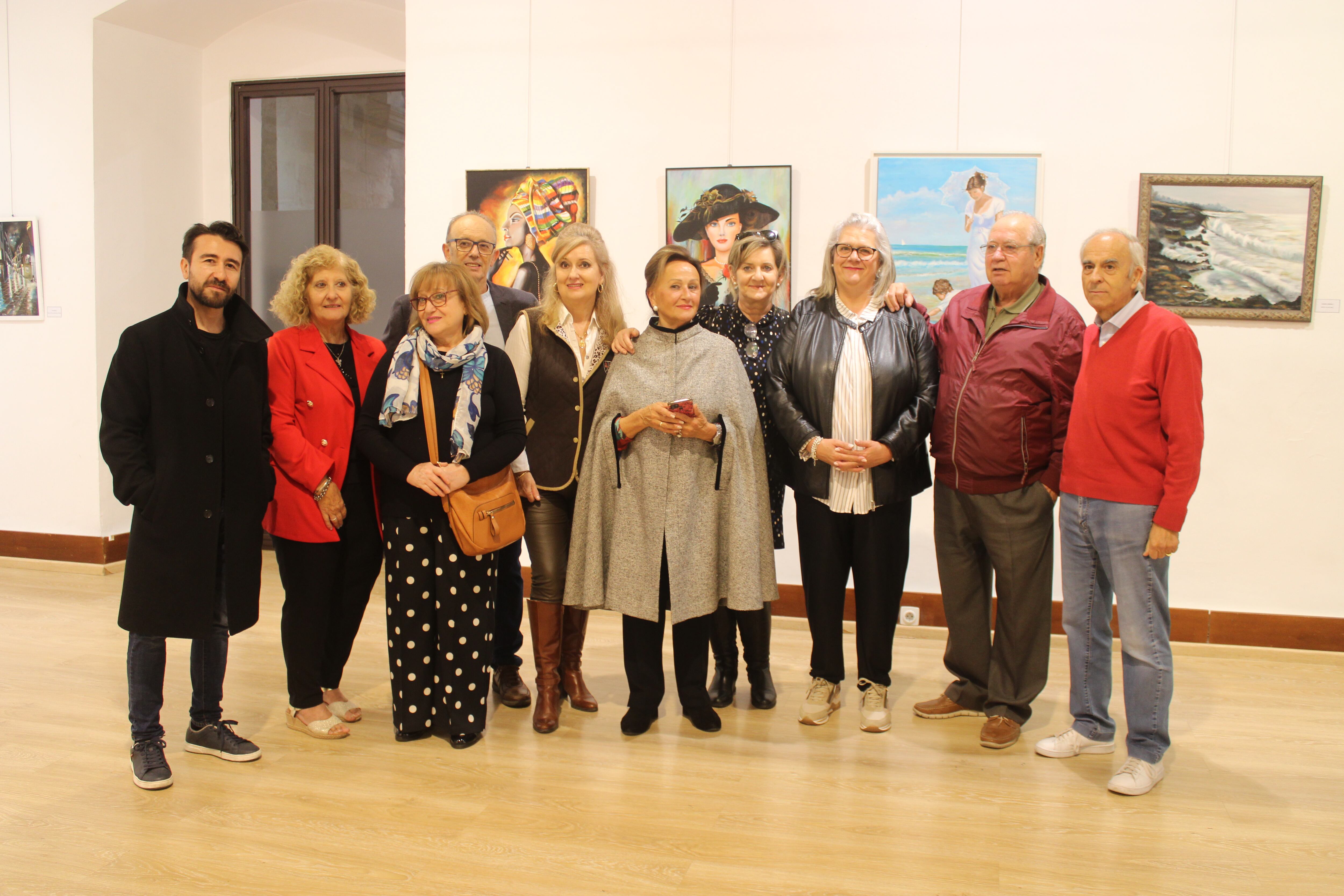 Inauguran la exposición de pintura del alumnado del Centro de Participación Activa de Úbeda