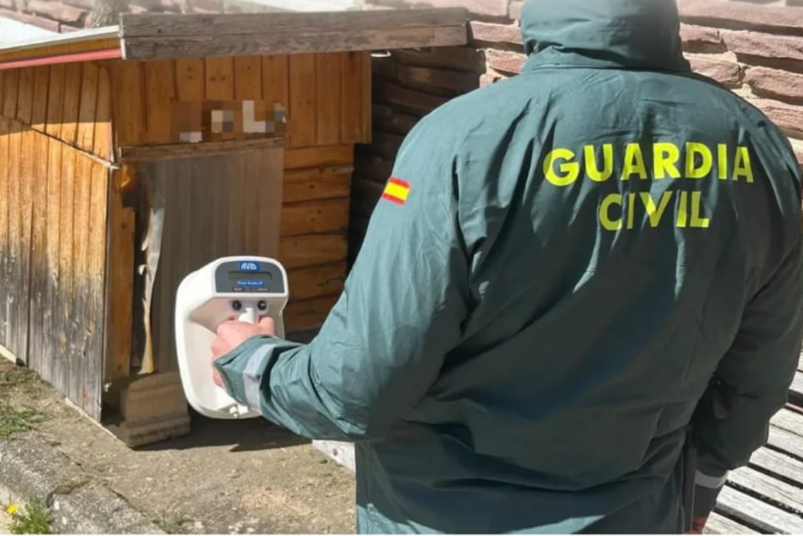 Intervención de la Guardia Civil