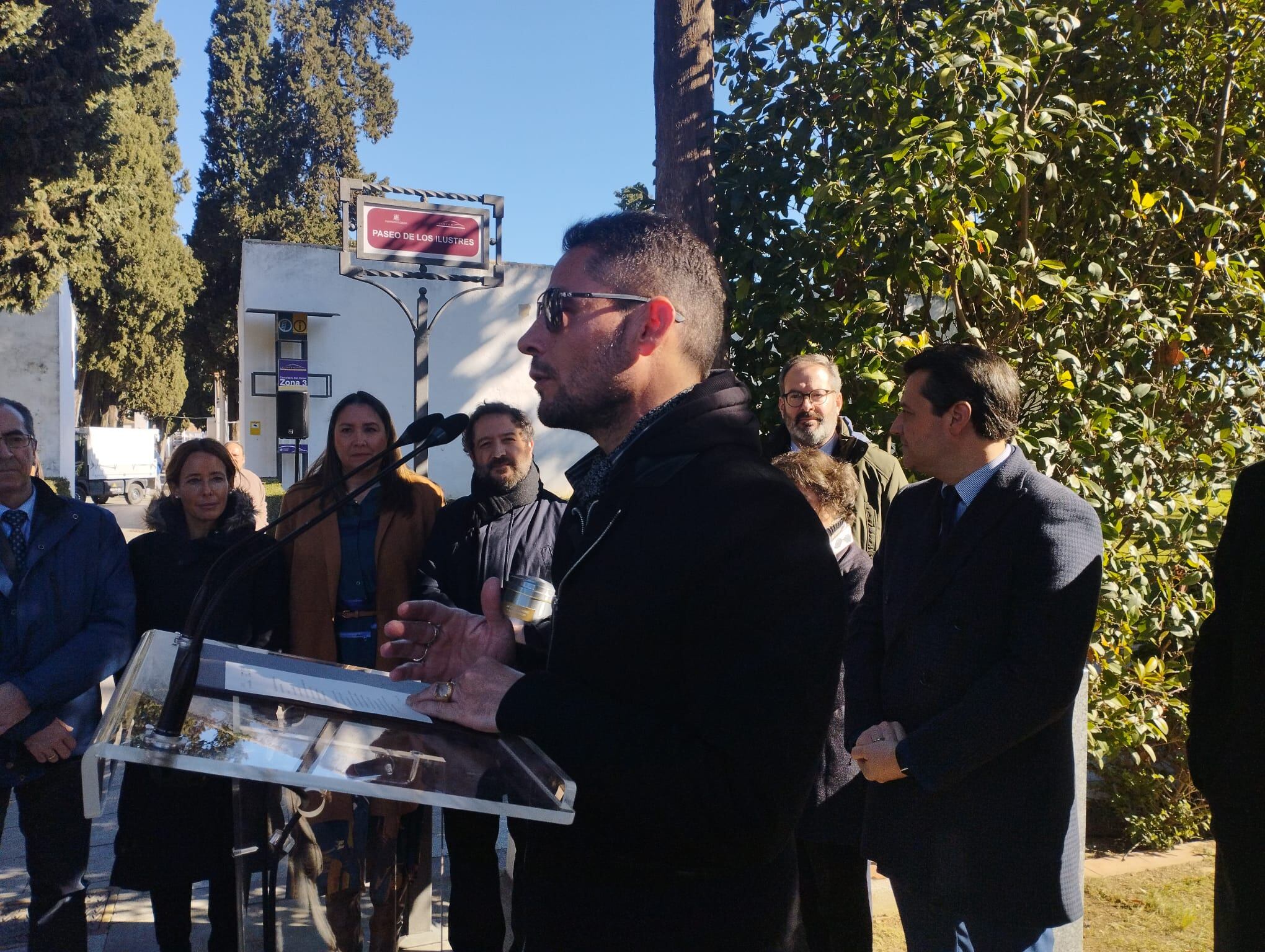 Raúl Alonso en el homenaje a Ginés Liébana.