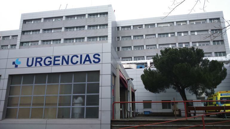 Entrada de Urgencias en el Hospital Nuestra Señora de Sonsoles (Ávila)