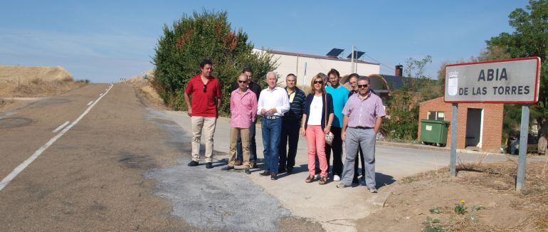 La carretera presenta un estado de evidente deterioro