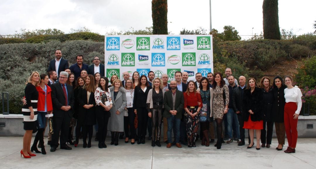 Foto de familia de Anpe Jaén.