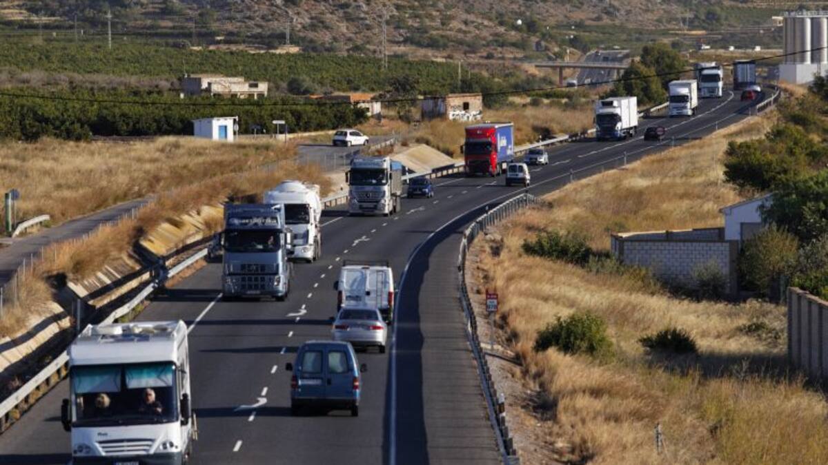 Fomento limita el paso por la N-340 entre Vila-real y Alquerías