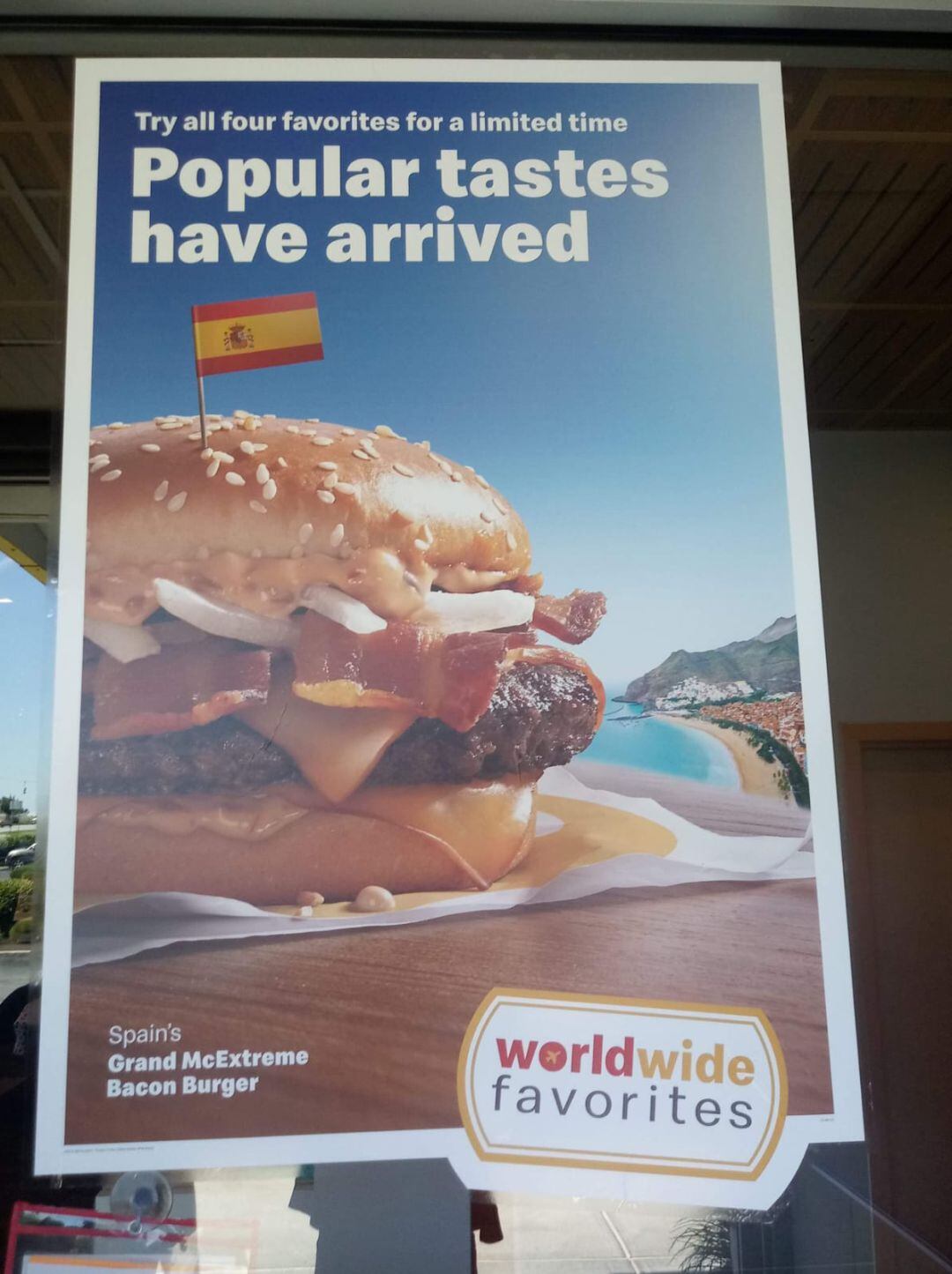 La promoción de McDonald&#039;s utiliza la fotografía de Las Teresitas