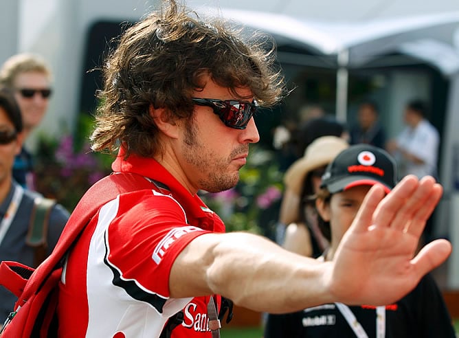 Fernando Alonso, en Singapur