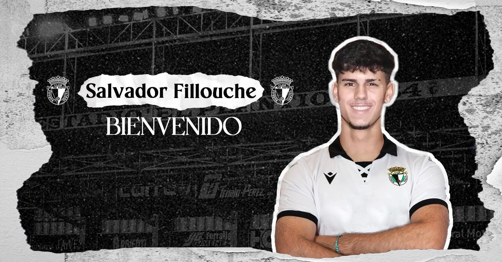 Salvador Fillouche anunciado como nuevo fichaje del Burgos CF.