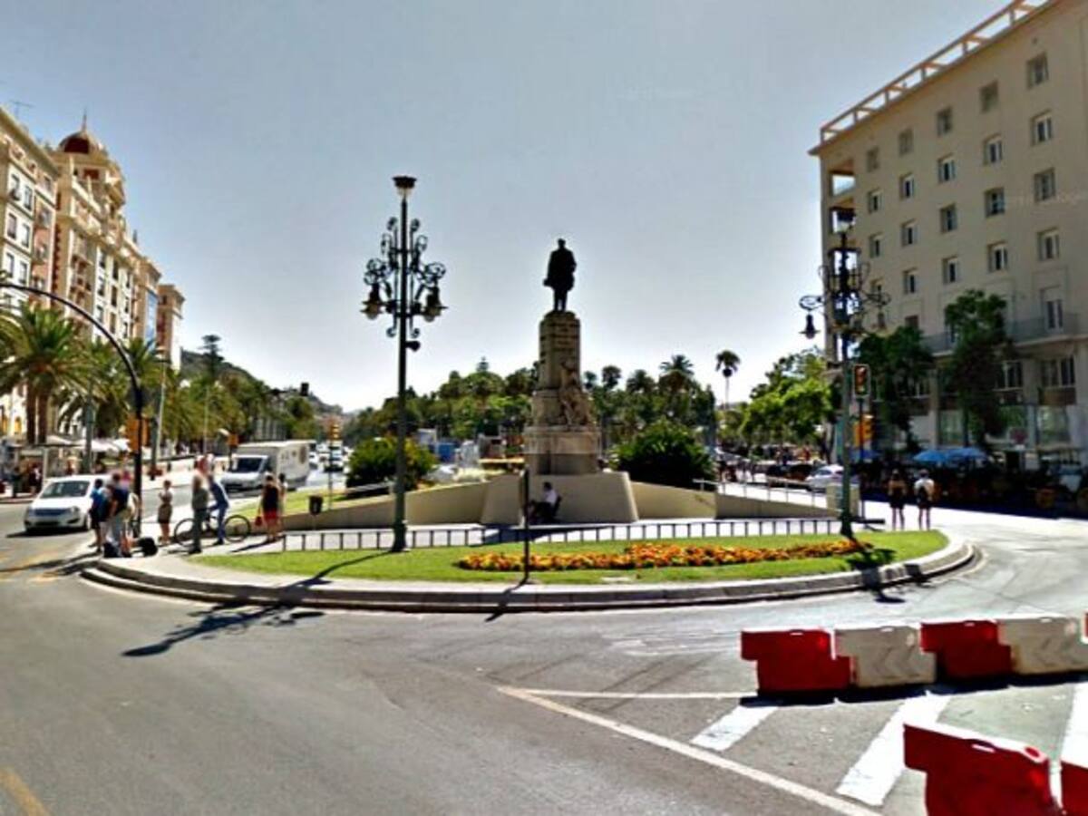 La peatonalización de la Alameda incluye eliminar la rotonda del Marqués de Larios