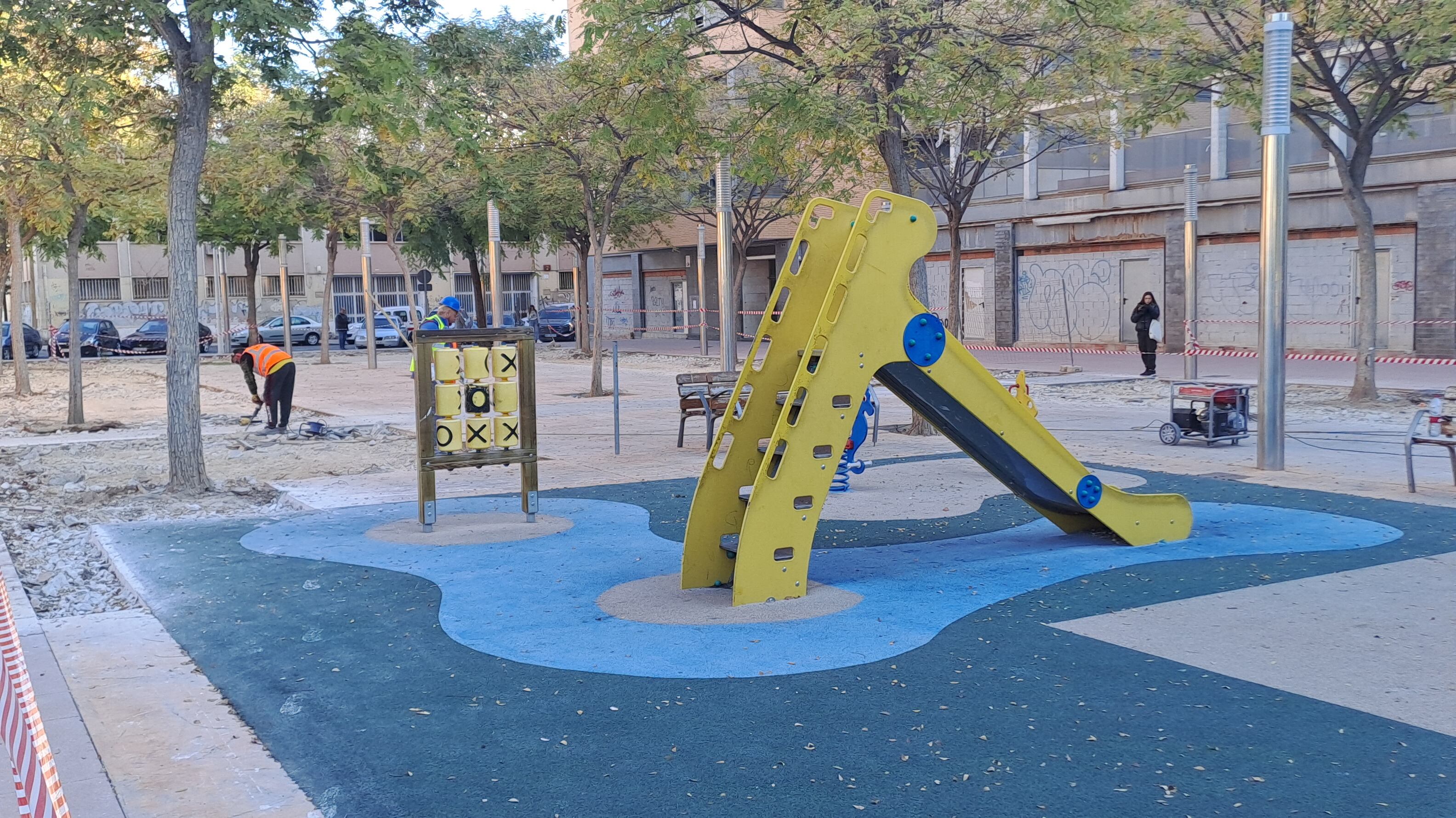 Obras de mejora del parque