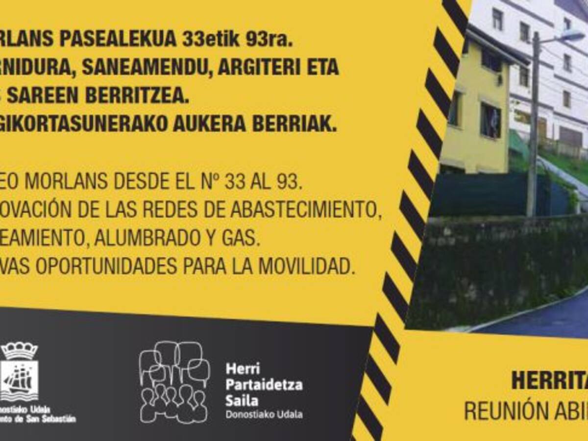 El Ayuntamiento consultará a los vecinos sobre la mejora del Paseo de Morlans