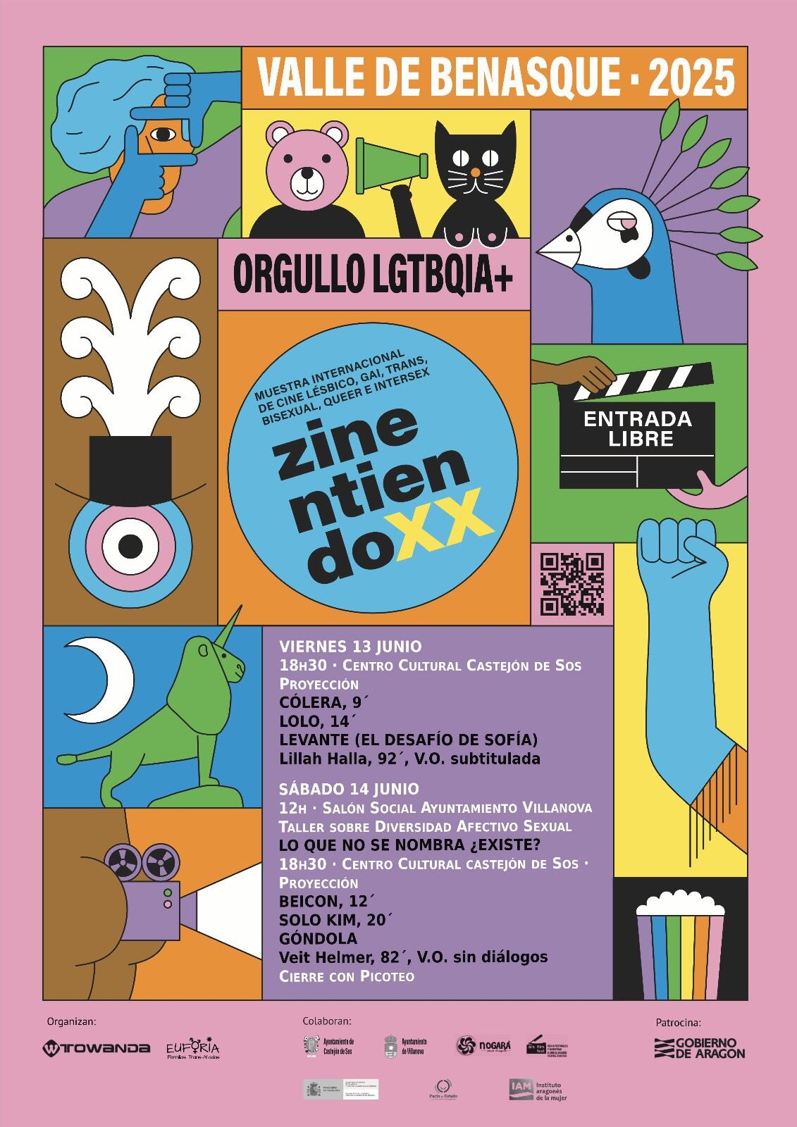 Cartel de la Muestra Internacional de Cine LGTBQIA+