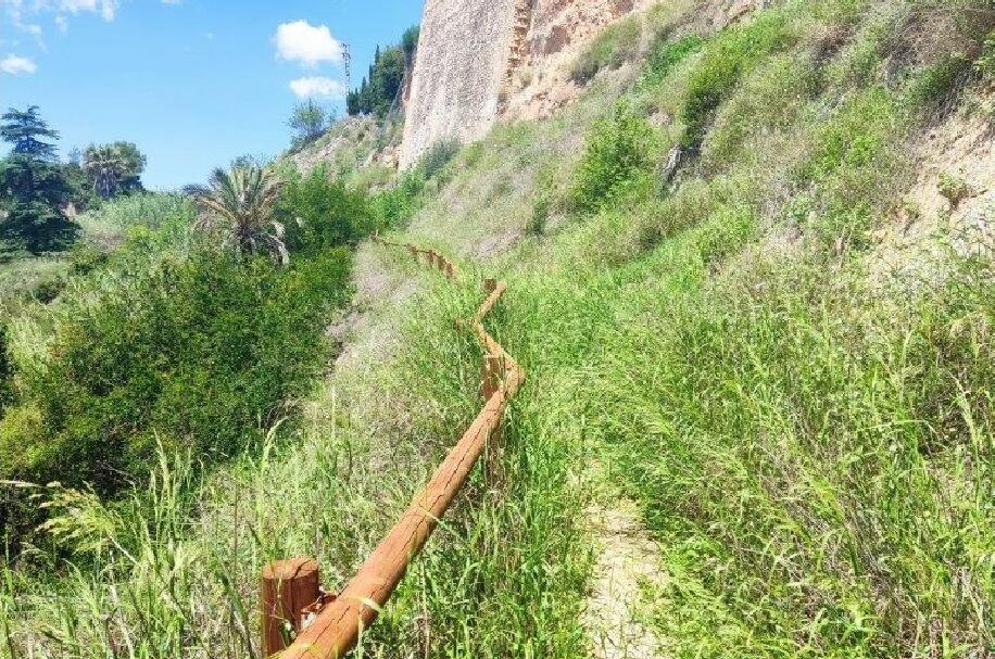 Així es trobava la senda de la Puríssima abans de l'actuació