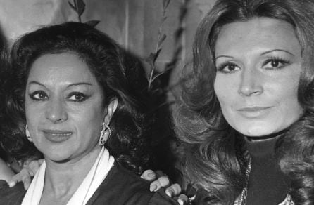 Lola Flores y Rocio Jurado. 1973, Madrid