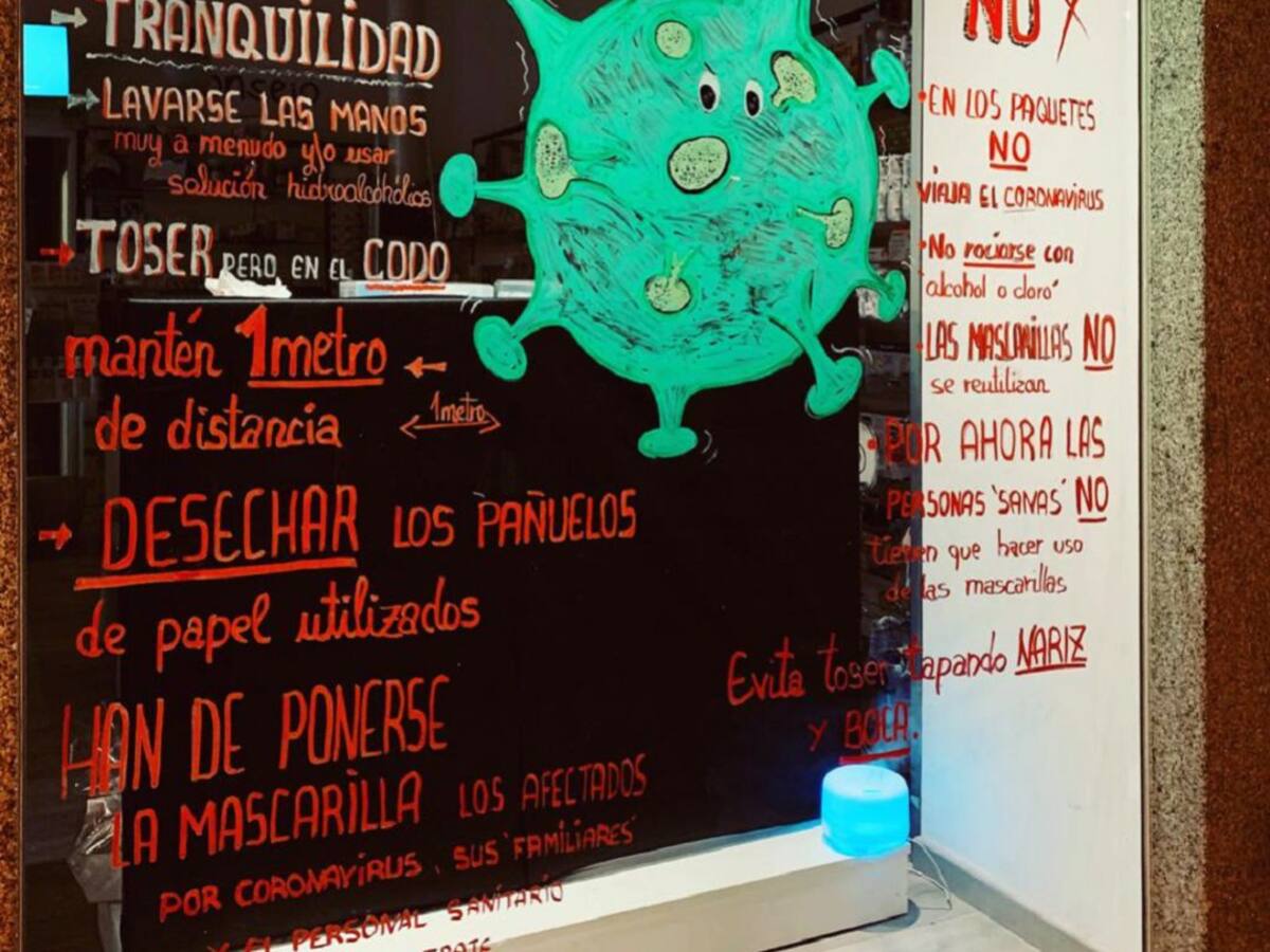 Tranquilízate y déjate de "coronadramas", el mensaje de la Farmacia La Salud