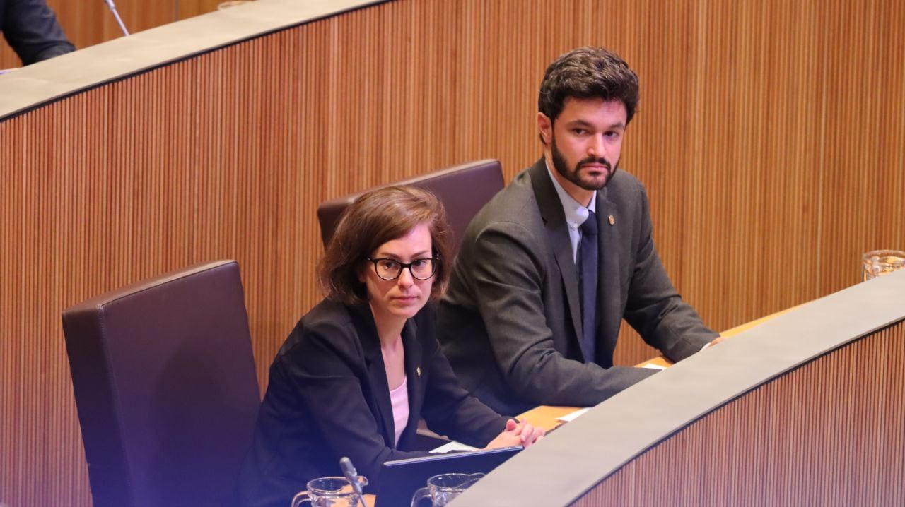 Els consellers generals de Concòrdia, Cerni Escalé i Núria Segués