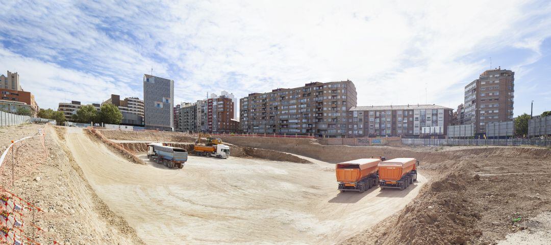 Terrenos donde se va a construir este edificio