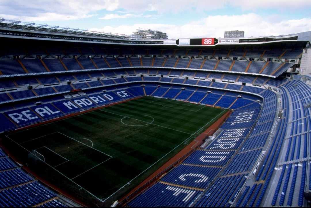 El estadio Santiago Bernabéu.