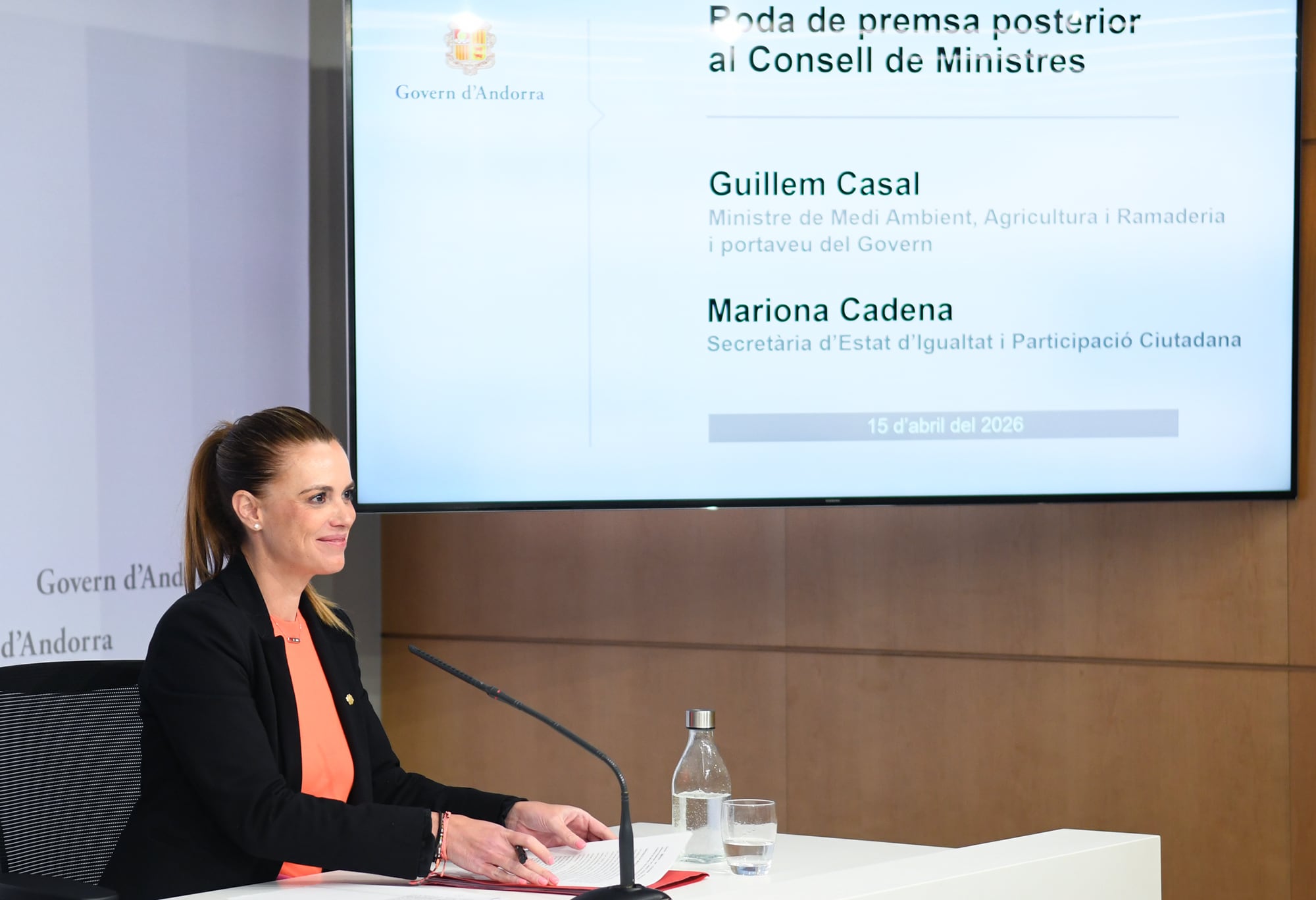 La secretària d'Estat d'Igualtat, Mariona Cadena