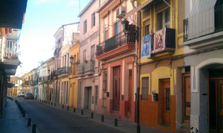 Calle del barrio de El Cabanyal