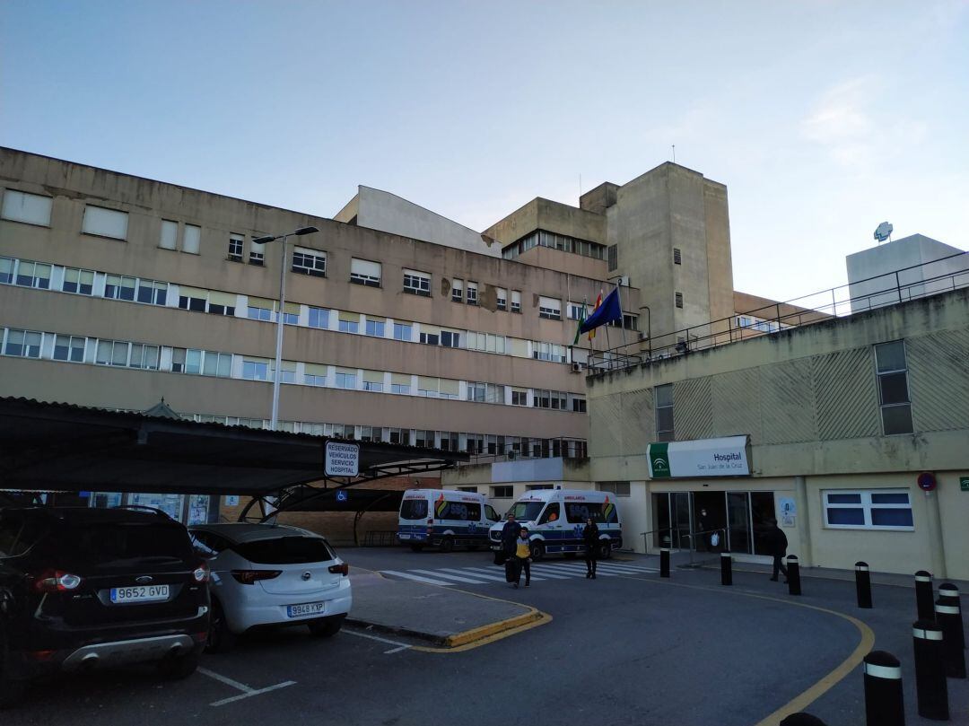 Acceso principal del Hospital San Juan de la Cruz de Úbeda