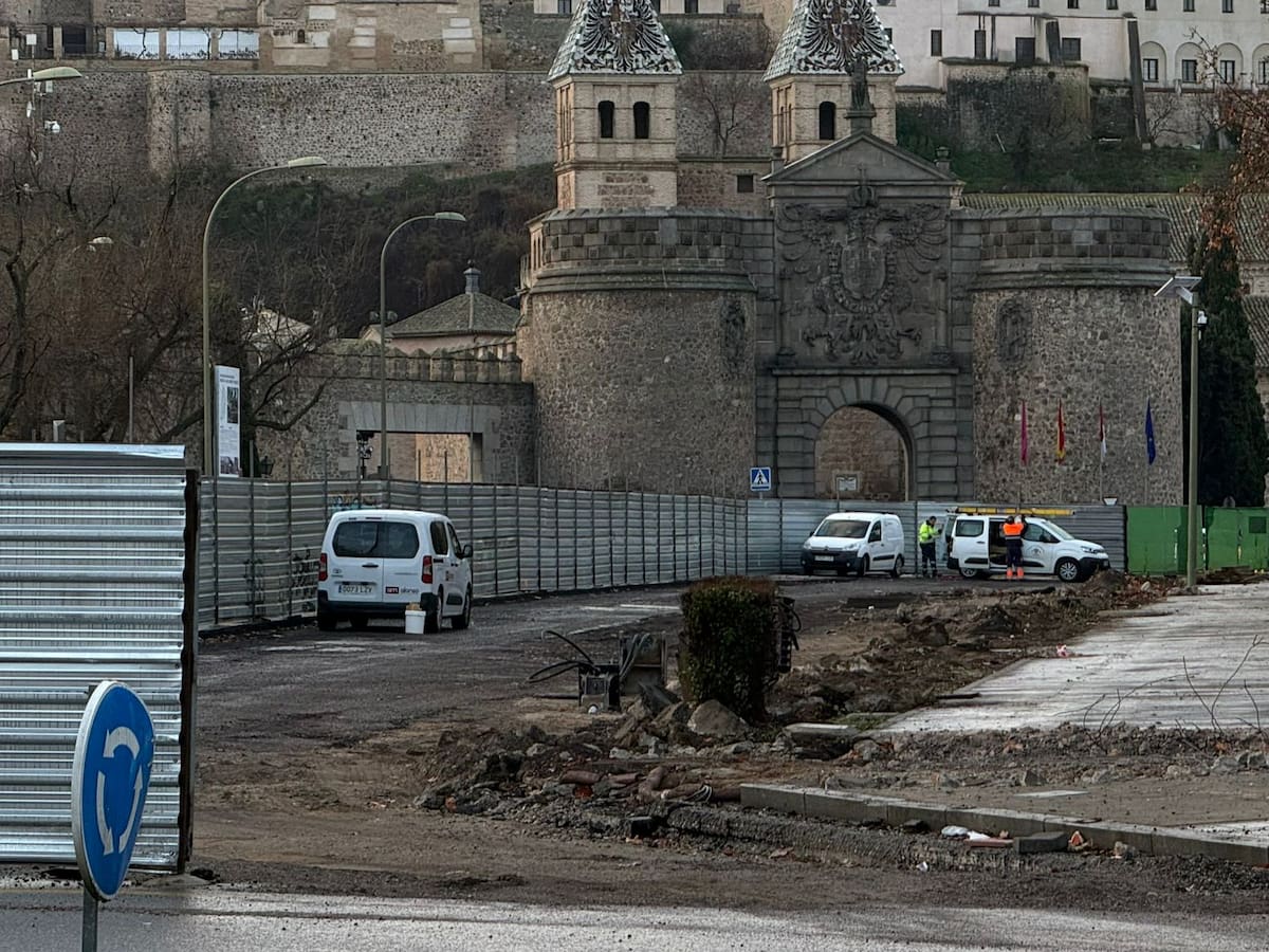 Este lunes se cierran al tráfico todos los carriles entre Tavera y Bisagra para avanzar en las obras del Paseo de la Vega