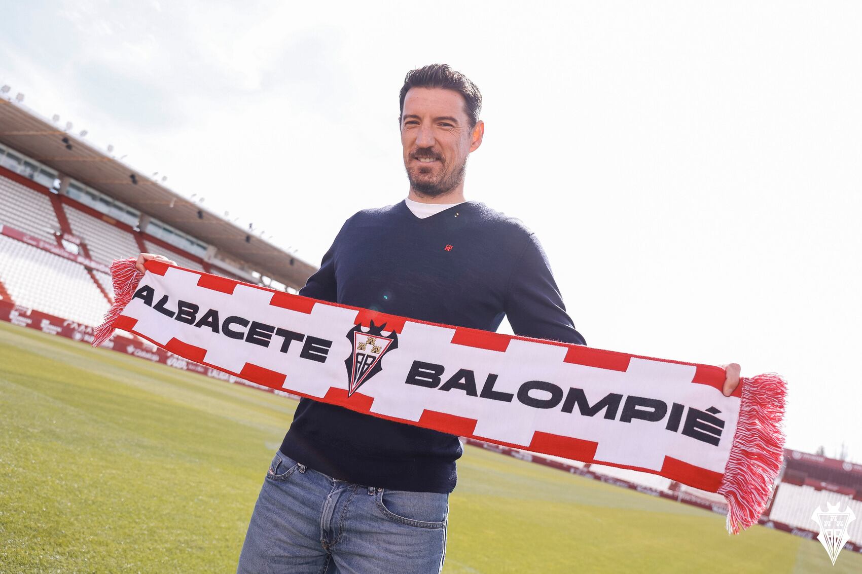 Presentación de Toché como nuevo director deportivo del Albacete