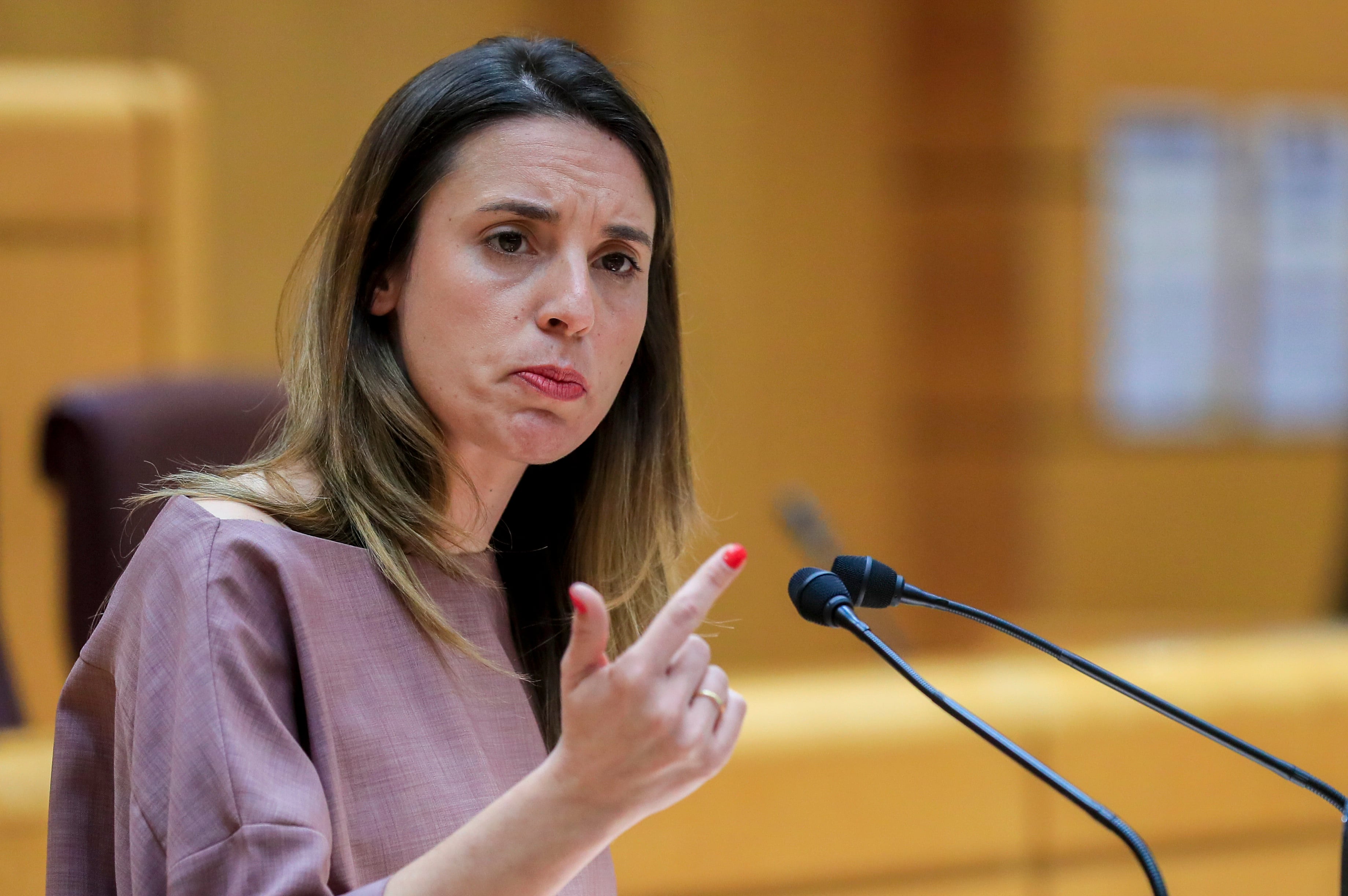 La ministra de Igualdad en funciones, Irene Montero, en una imagen de archivo