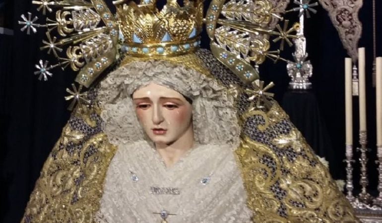 Nuestra Señora de Los Ángeles, titular de la Hermandad de Los Negritos