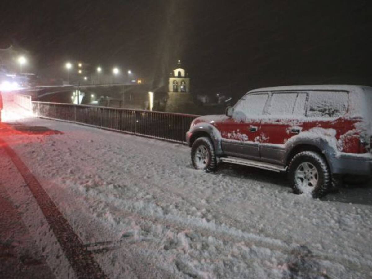 Nieve y frío para el fin de semana