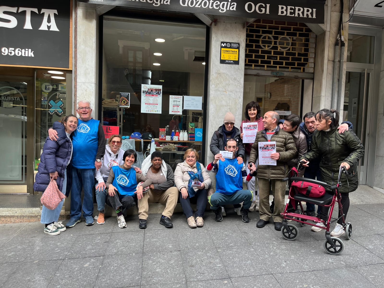 Las personas del "Garagune" de Eibar también se han animado a colaborar en el reto solidario