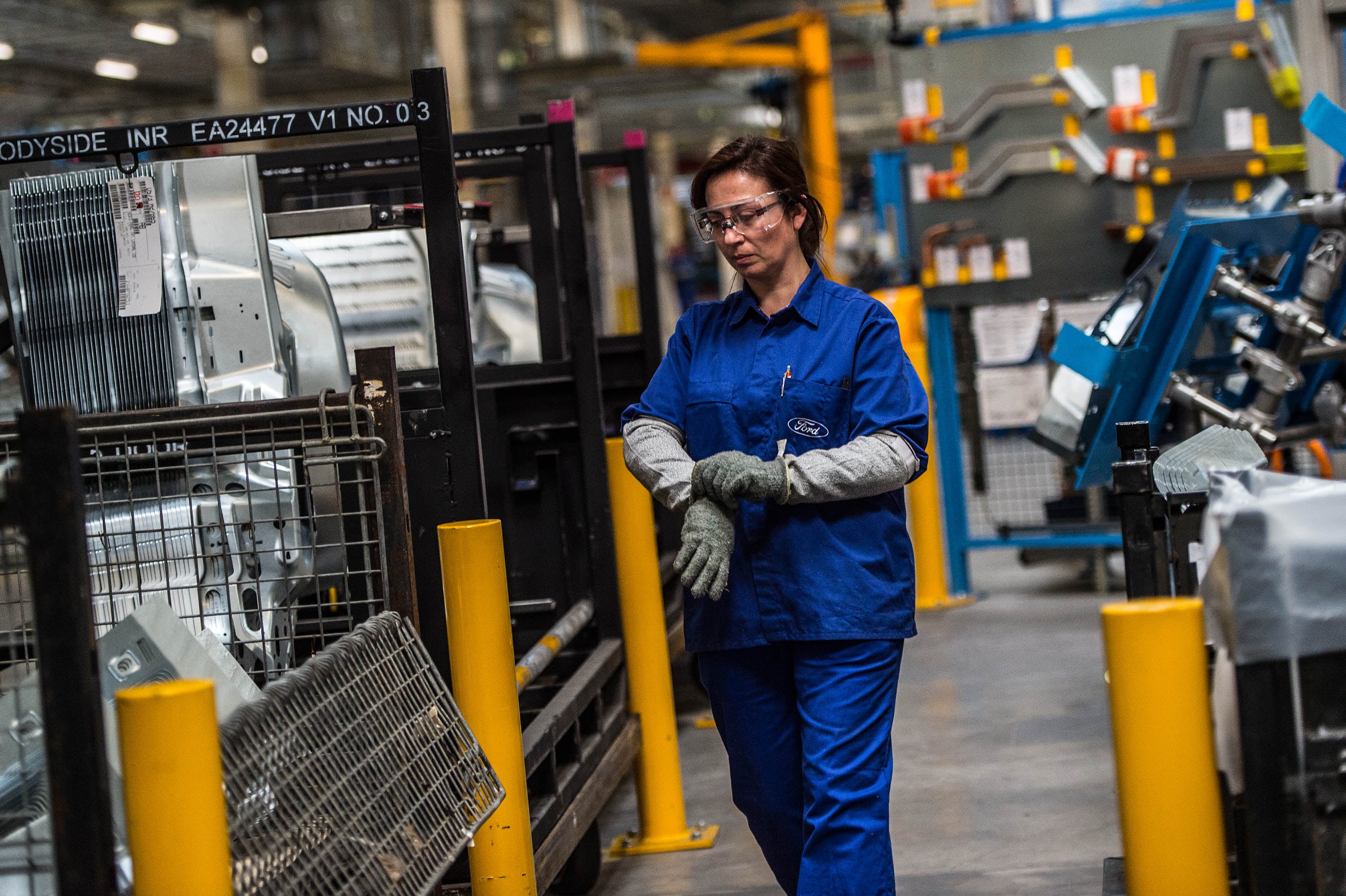 Una trabajadora de Ford Almussafes (Valencia)