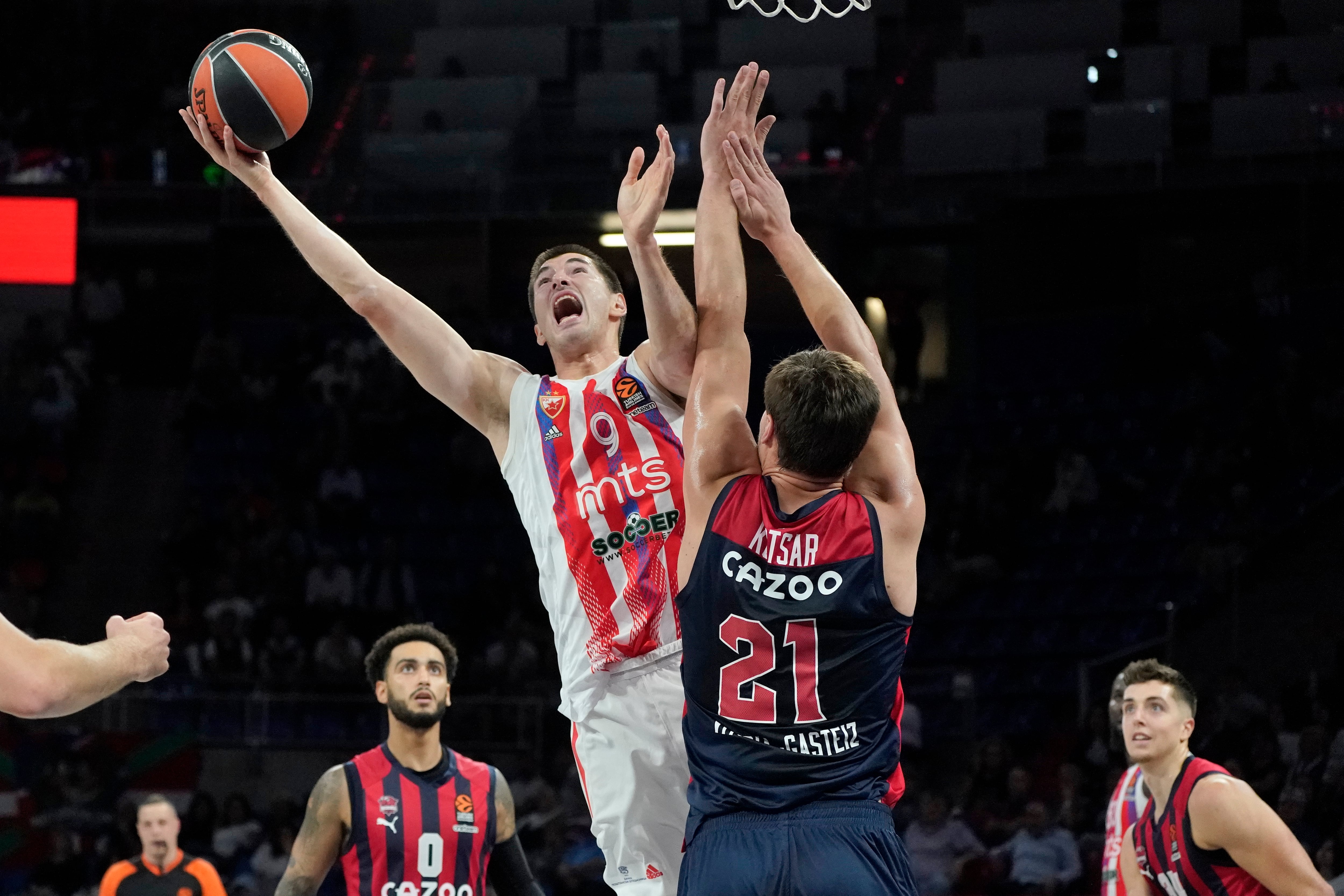 Baskonia contra Estrella Roja en el Buesa