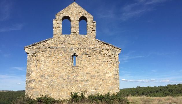 Iglesia de Hortizuela, pueblo abandonado de Cuenca.