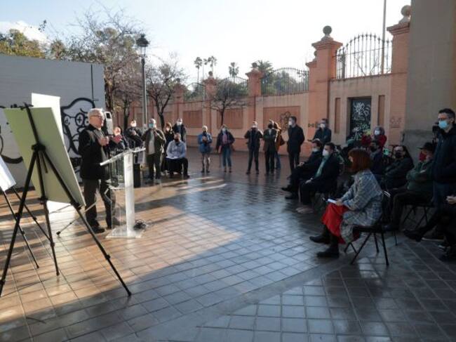 Presentación de la propuesta ganadora del concurso de ideas del jardín Trini Simó