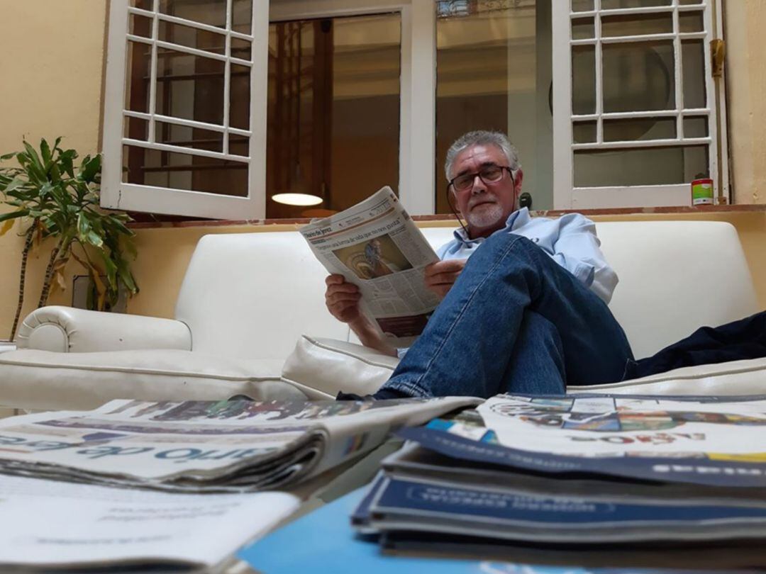 Mario Naranjo, del quiosco del Villamarta