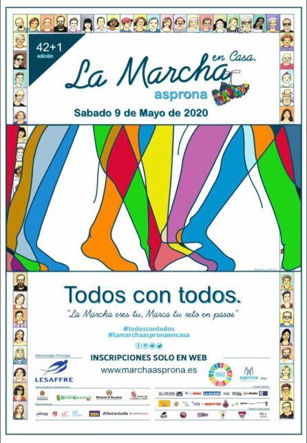 Cartel de la Marcha Asprona 42+1