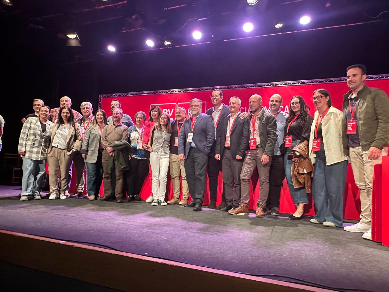 Comité provincial del PSOE en Villena