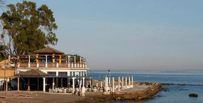 Imagen actual de los Baños del Carmen en la capital malagueña.