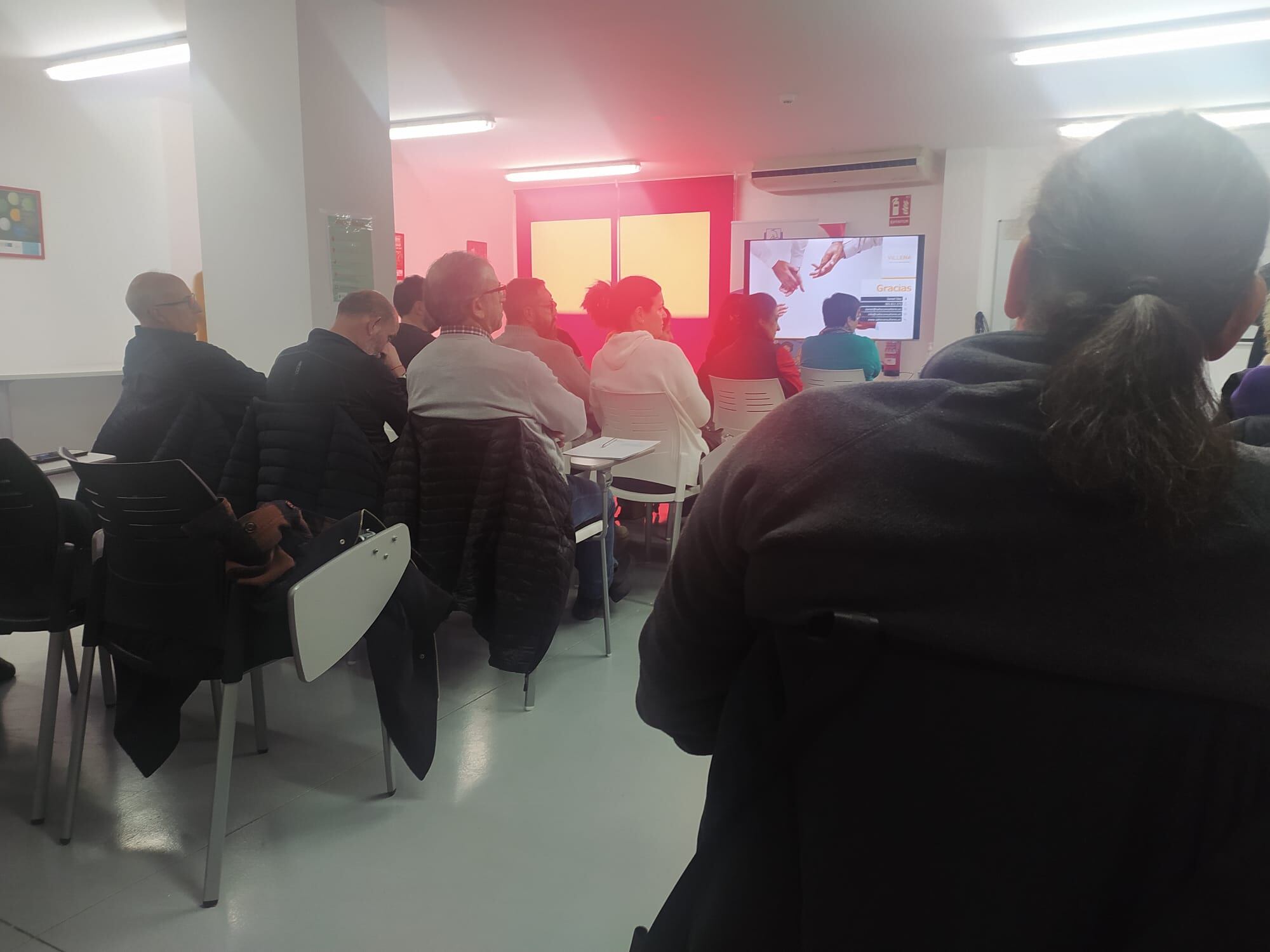 Momento de la presentación