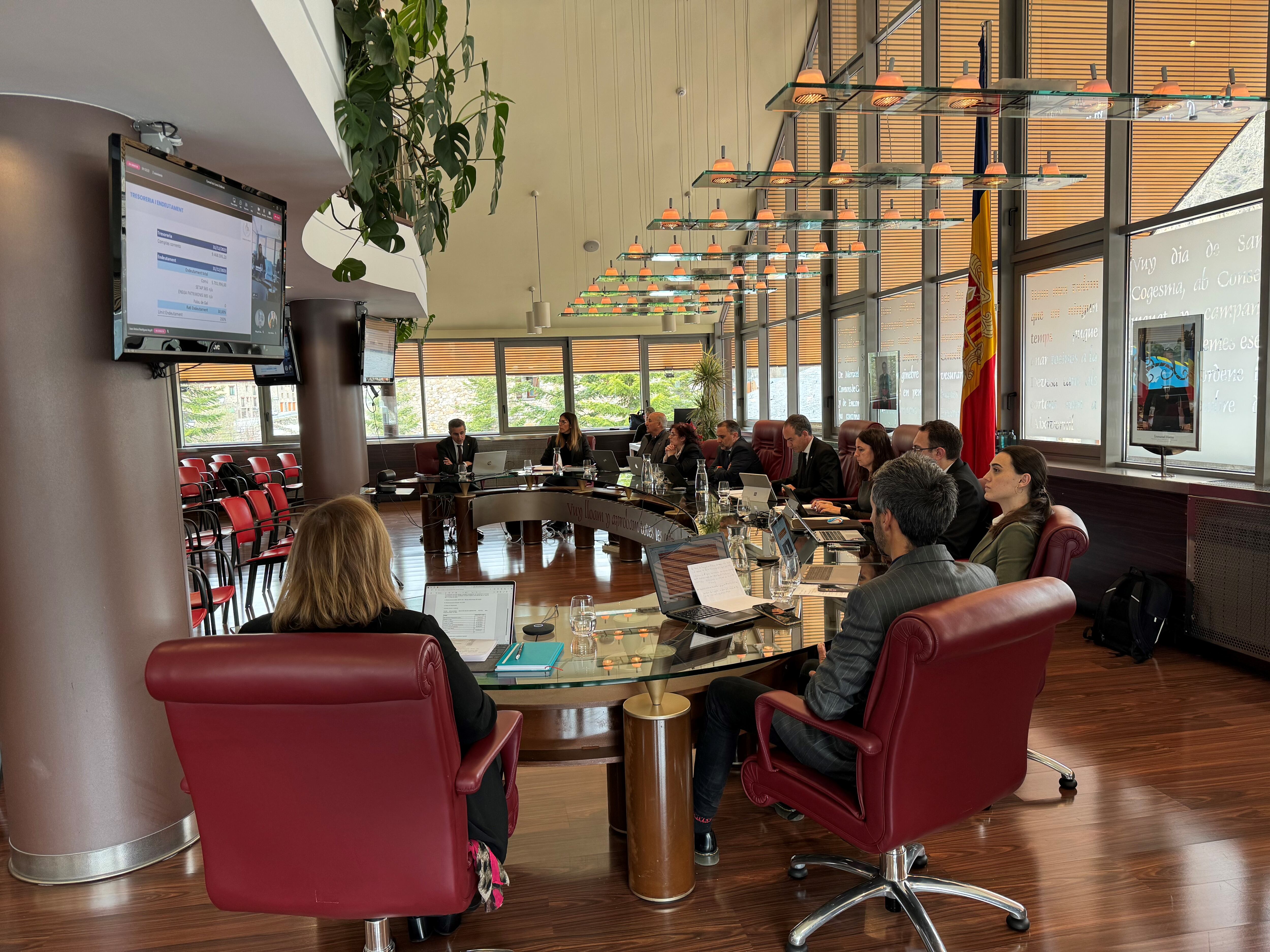 La sessió de comú de Canillo d'aquest dimecres.