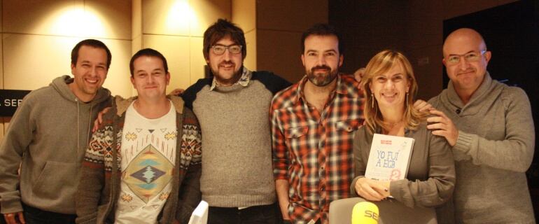 Iván Díez, Carles Peña, Jorge Díaz, Javier Ikaz, Gemma Nierga y Sergi Más