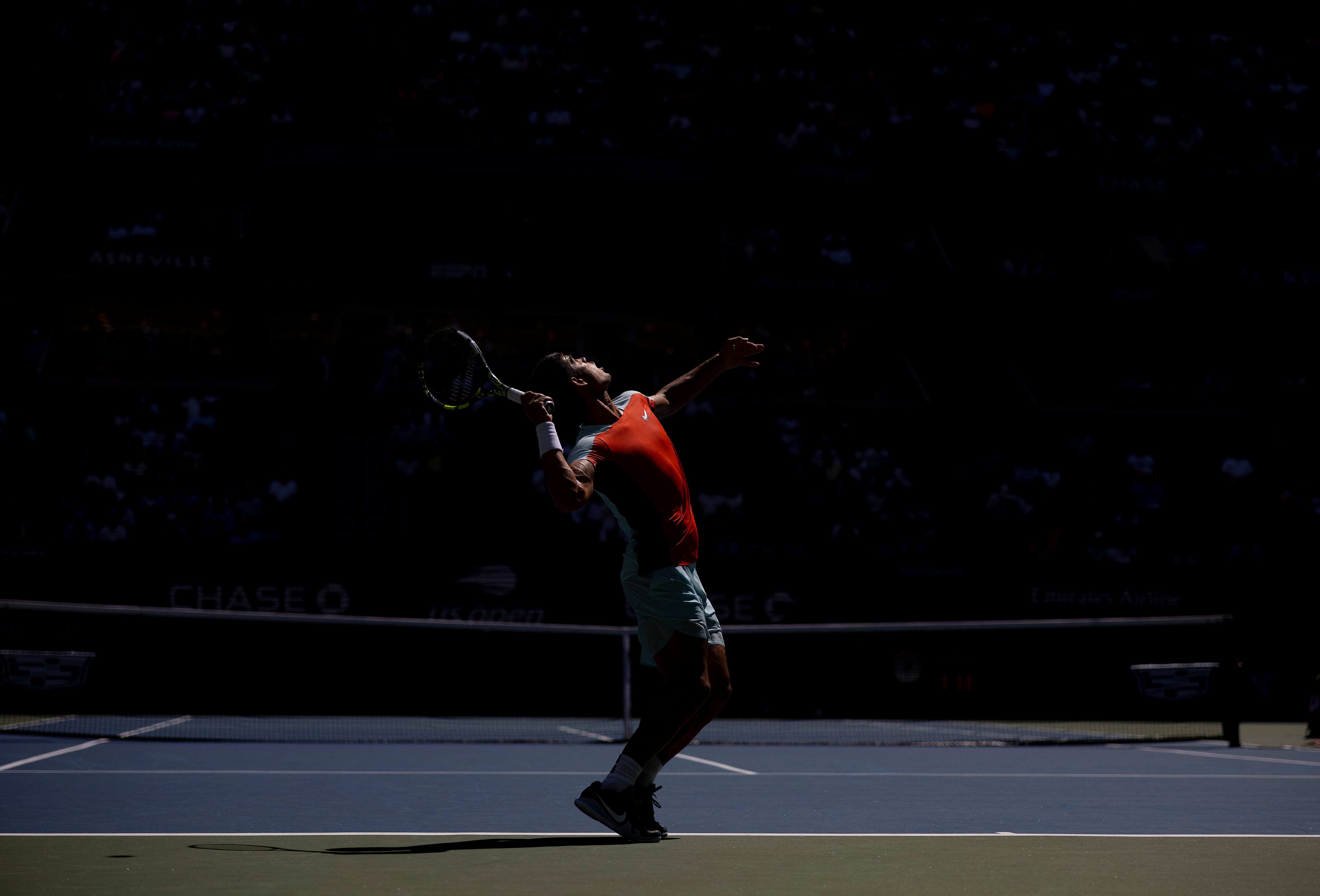 Alcaraz, el pasado agosto en el US Open (imagen de archivo).