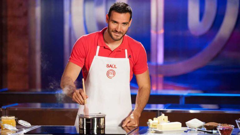 Saúl Craviotto durante su participación en Masterchef Celebrity 