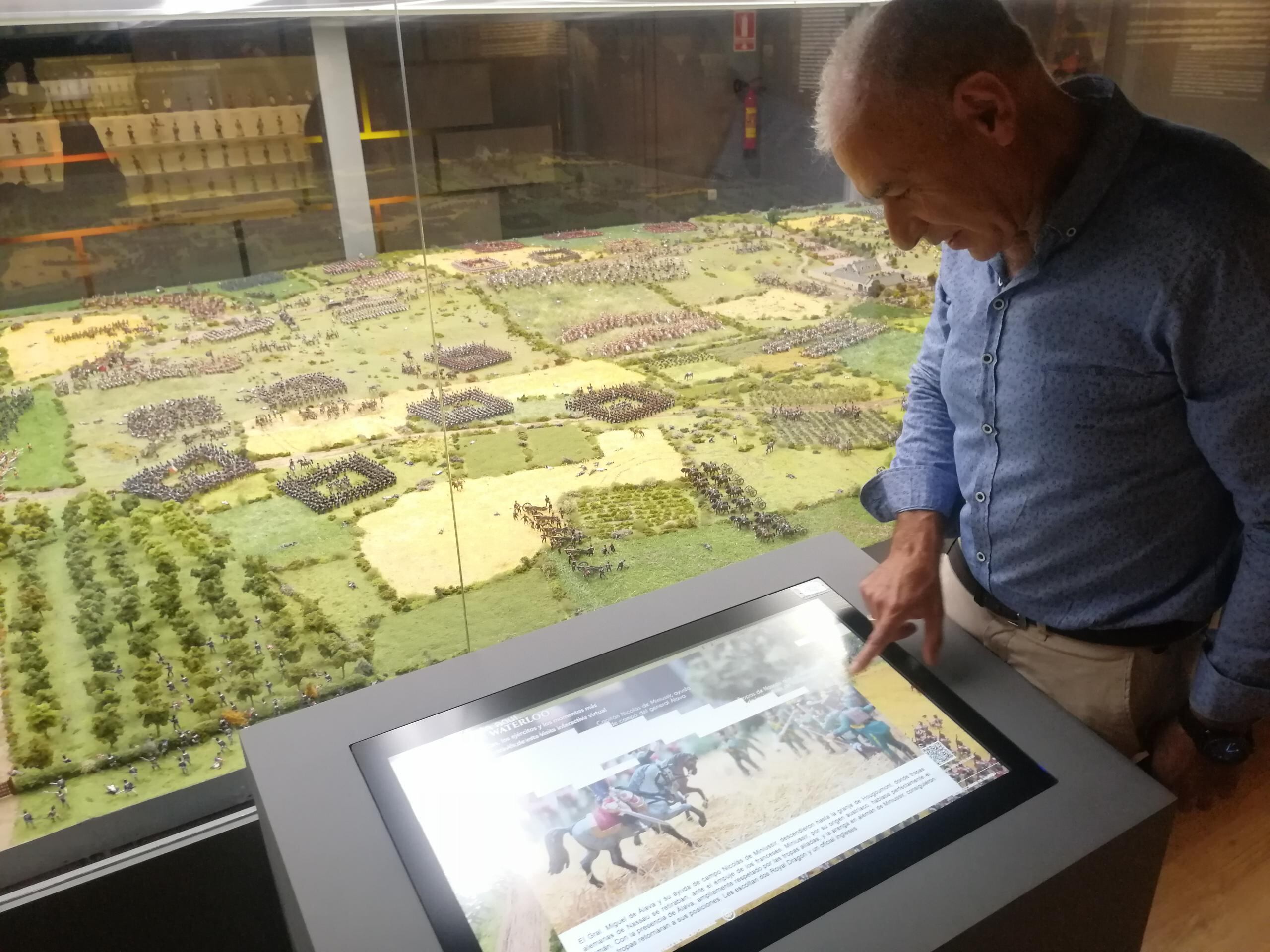 Diego Fernández, autor de la visita interactiva 360º a la batalla de Waterloo