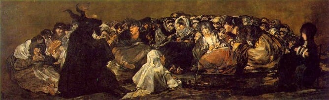 El Aquelarre o El gran Cabrón de Francisco de Goya (1819-1823)