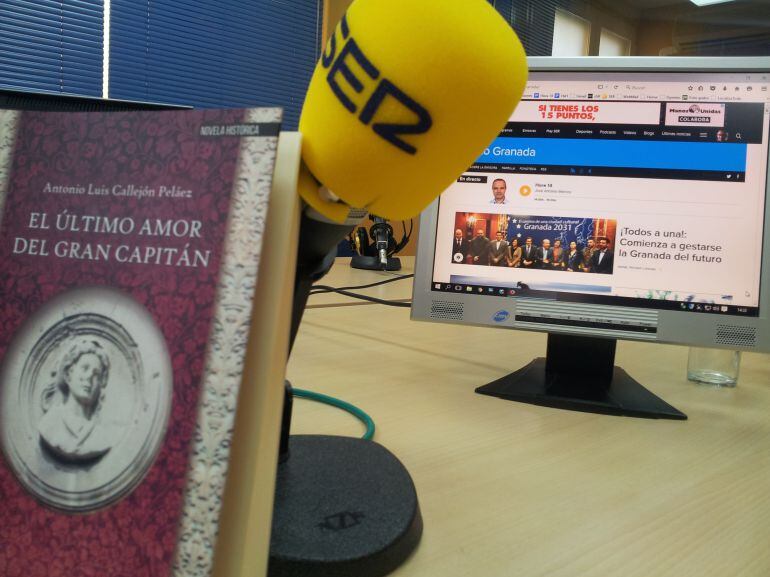 Ejemplar de la obra &#039;El Último Gran Amor del Gran Capitán&#039;, escrita por Antonio Luis Callejón Peláez y editada por Dauro.