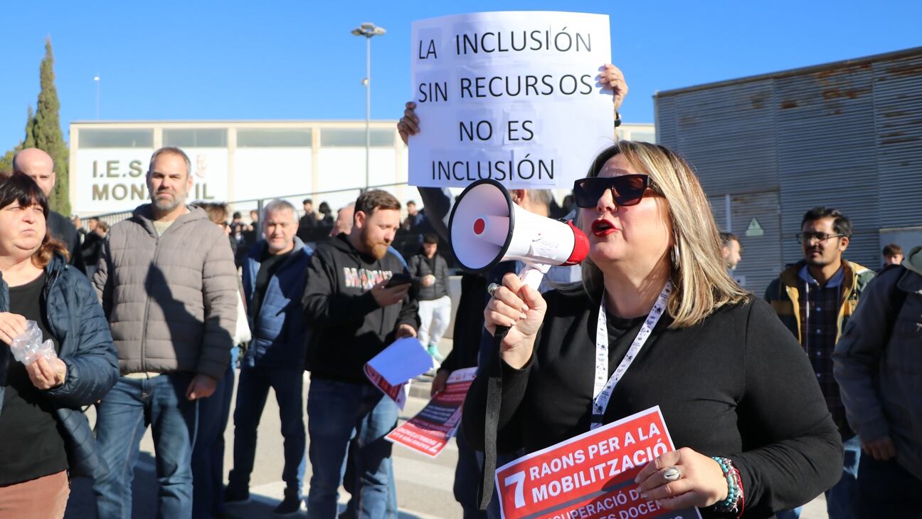 El IES Monastil de Elda se ha sumado a las reivindicaciones