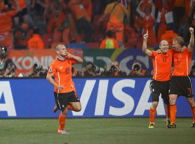 Holanda celebra la victoria