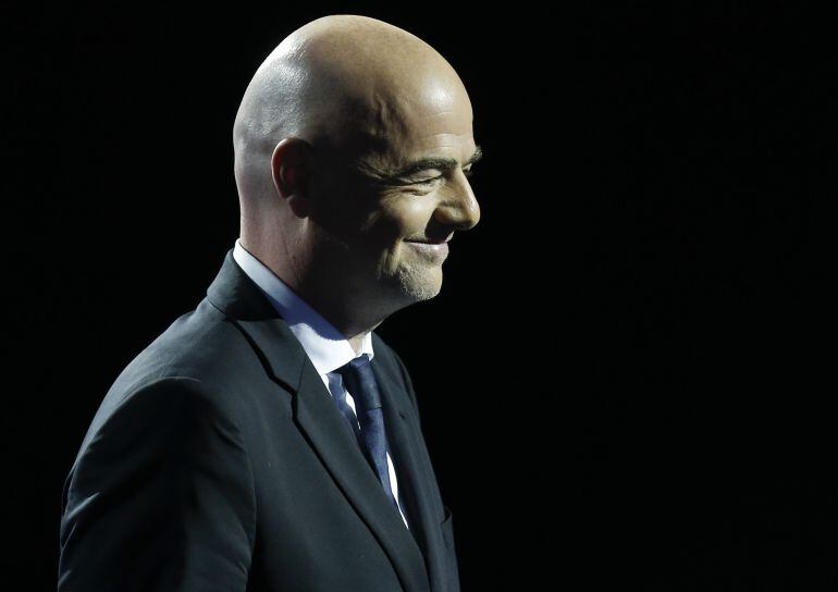 El presidente de la FIFA, Gianni Infantino.